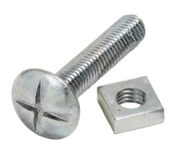 Roofing nuts and bolts M6 x 12 pack of 100
