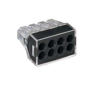 Wago 24A 2.5mm 8 way push fit connector 773-108