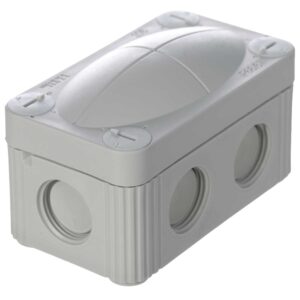 Wiska Box IP66 Waterproof Grey Junction Box 85mm x 49mm x 51mm