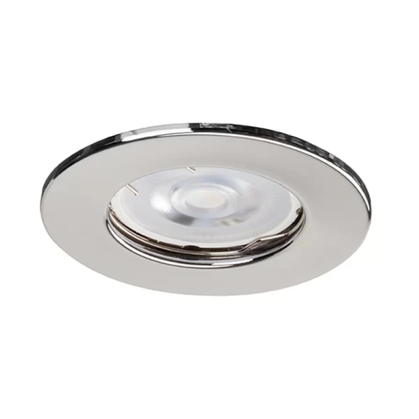 RA Ignis Polished Chrome Fire Rated Downlights GU10 Bezel