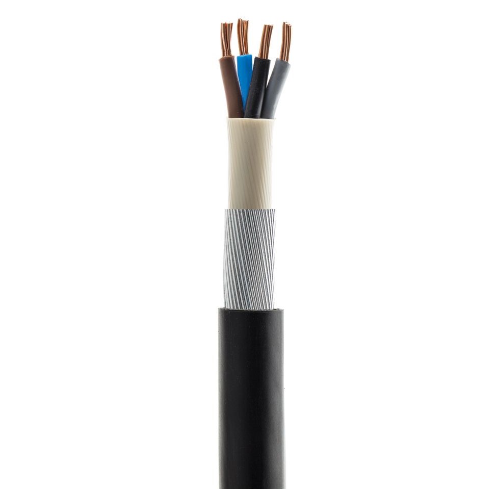 Armoured cable supplies to outbuildings