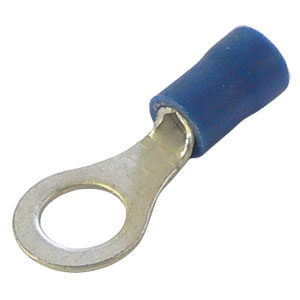 2.5mm x 8.5mm Blue Ring Cable Lugs Per 100