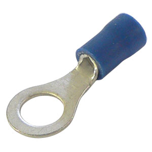 2.5mm x 5.3mm Blue Ring Cable Lugs Per 100