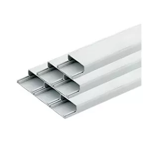 Mini Cable Trunking 40mm x 16mm x 3m Length 10 Pack