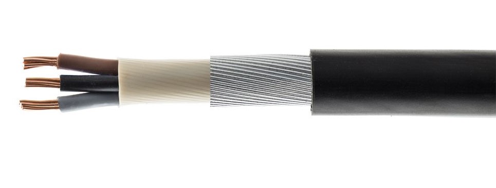 Armoured Cable SWA Underground Cable Choose Length 2 3 4 Core 1.5 2.5 4 6 10 mm
