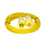 110V Yellow Extension Lead 16A x 10M