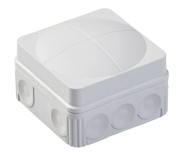 Wiska Box IP66 Waterproof Grey Junction Box 76mm x 76mm x 51mm