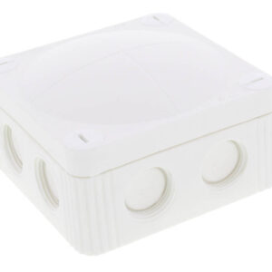 Wiska Box IP66 Waterproof White Junction Box 85mm x 85mm x 51mm