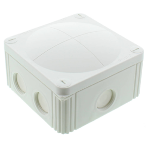 Wiska Box IP66 Waterproof White Junction Box 110mm x 110mm x 66mm