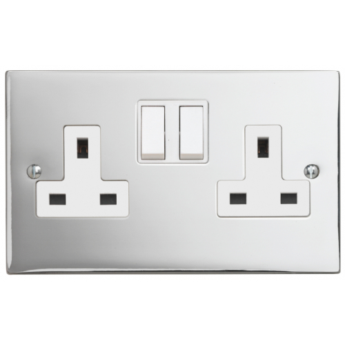 Chrome switches and sockets