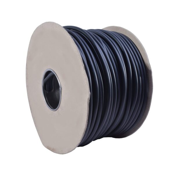 0.75mm 4 Core Black Flex Cable 50m Drum (6A)