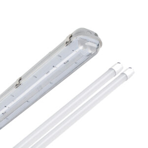 2FT Twin LED Non Corrosive Strip Light With LED Tubes