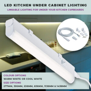 13W LED Under Counter Lighting 838mm Cool White 4000K