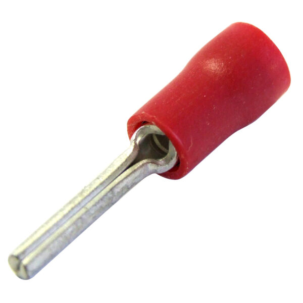 1.5mm x 9.5mm Red Wire Pin Terminal Lugs Per 100
