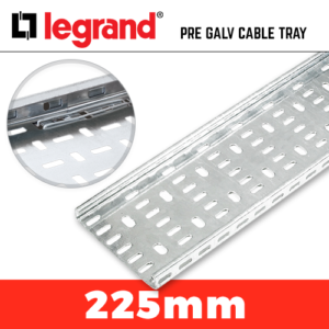 15 x 3m Lengths Pre-galv 225mm / 9 inch Cable Tray