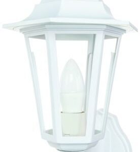4W LED Carriage Lantern Light White with PIR