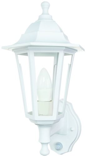 4W LED Carriage Lantern Light White with PIR