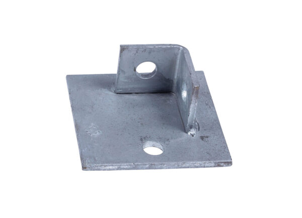 4 Hole 100 x 100mm Strut Support Channel Base Plate Double