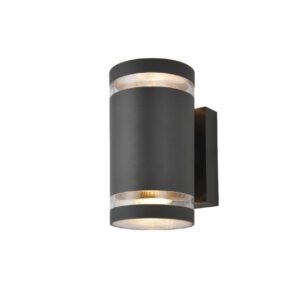 Forum Lens Up/Down Wall Light Anthracite Grey