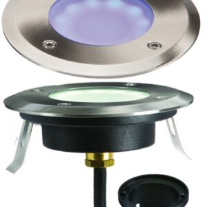 1.7W LED Shallow blue walkover / driveover groundlight