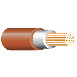 Brown Tri Rated Cable Per 100m 0.5mm