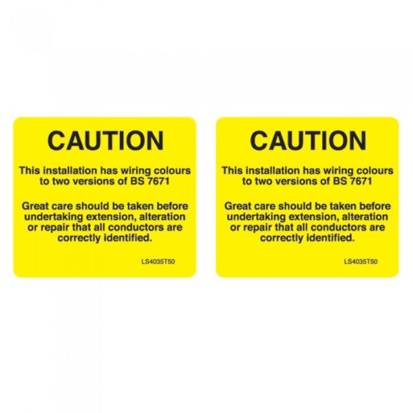 Caution Labels - LS4035T50 