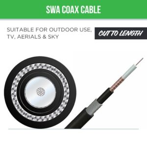 RG62SWA Armoured coax cable 93 Ohm