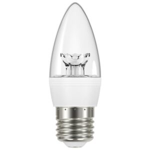 Venture 5.9W LED Clear Candle Lamp E27
