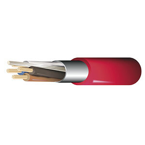 FP200 Equivalent Fire Cable Red 1.5mm 4 Core +E Per Meter