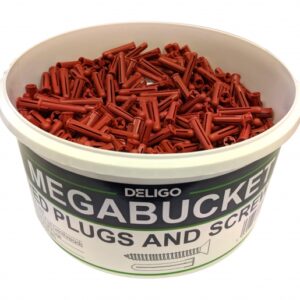 Megabucket MTB Red Plugs and Screws
