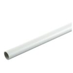 Plastic Round Conduit 20mm x 3m Length White