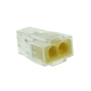 Wago 24A 2.5mm 2 way push fit connector 773-102