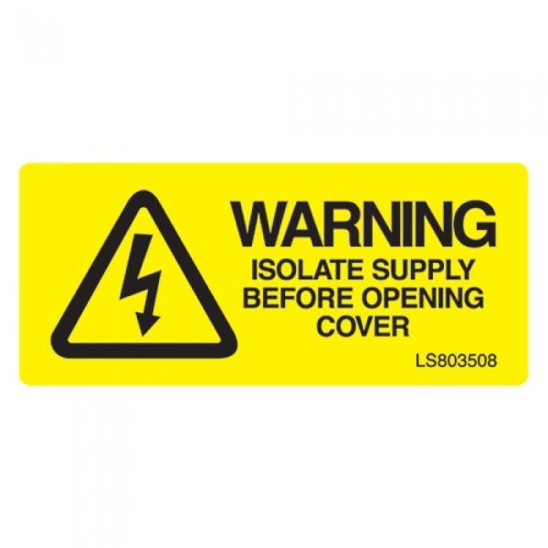 Isolate Supply Label - LS803508