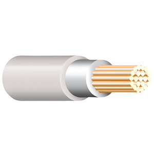 White Tri Rated Cable