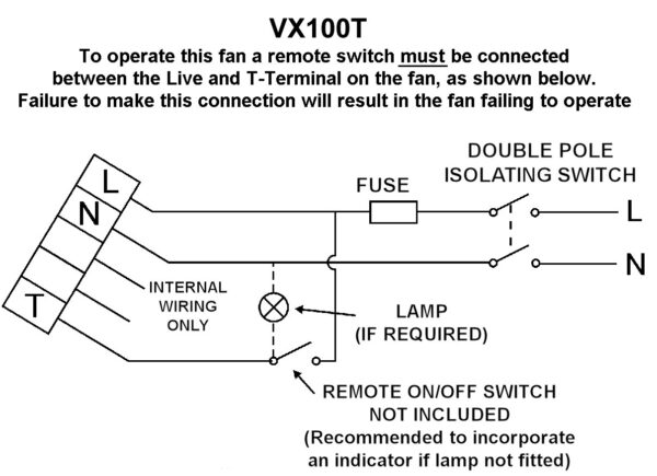 Xpelair VX100T 4 inch extractor fan with timer 100mm