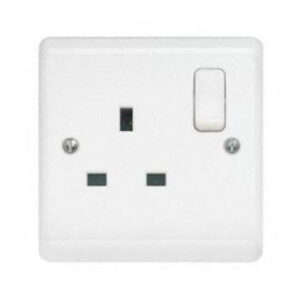 Contactum Aspire white switches and sockets
