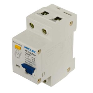 Rolec Type C Curve 10A 30mA Single Pole and Neutral 2 Module RCBO